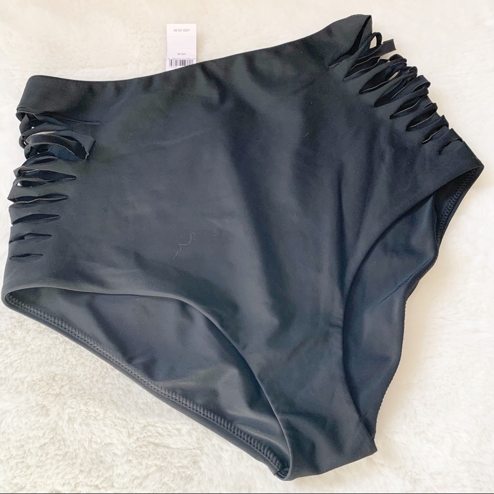 Aerie High Waist Bikini Bottoms Side Slits